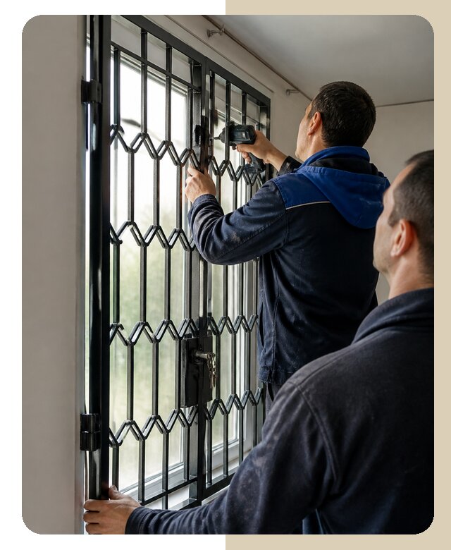 Установка распашных решеток в Комсомольске-на-Амуре цена от 6633 р. | ДвериЛегко-Кмс